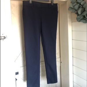 Loft navy  Marissa Skinny dress pant Size 6